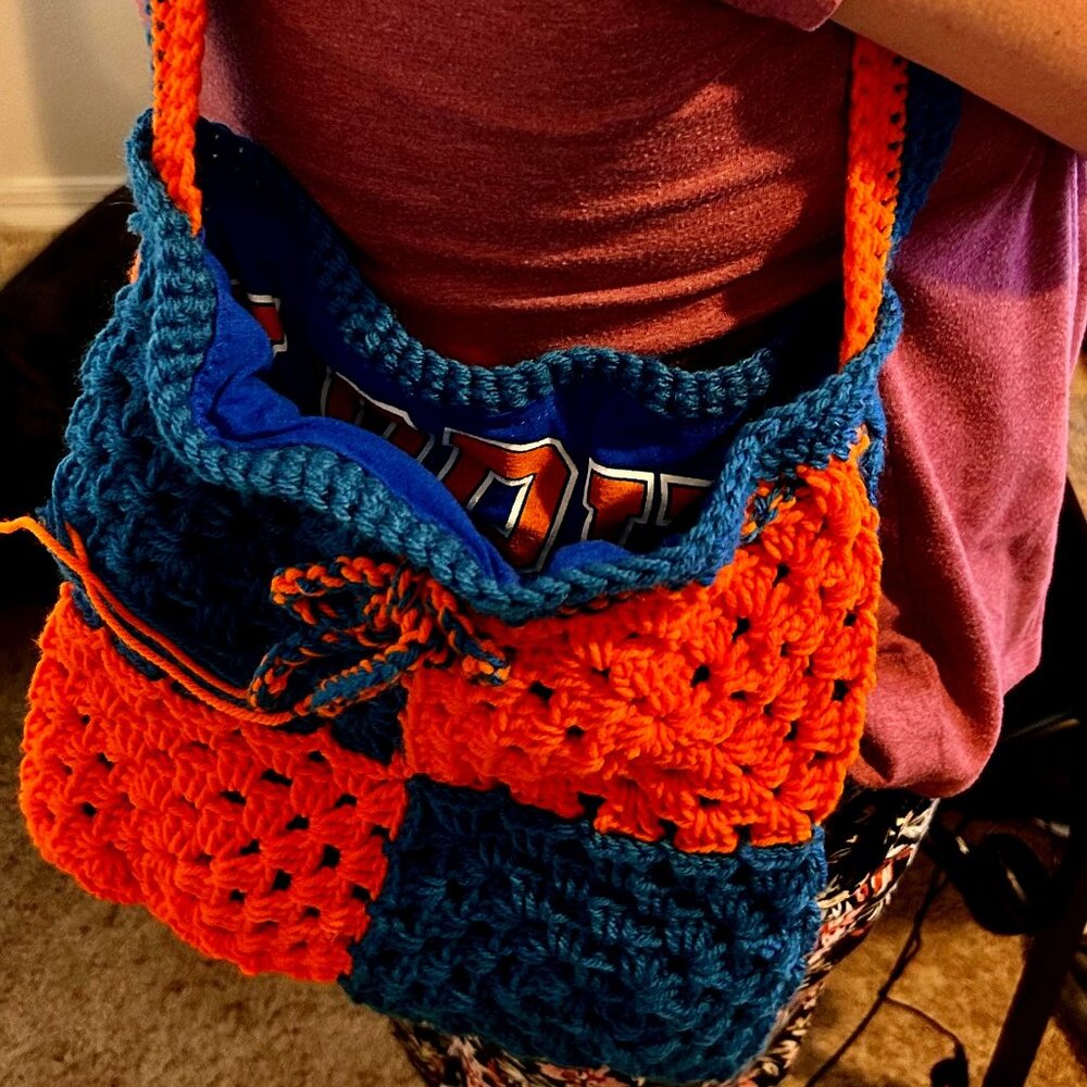 Florida Gators crochet hand bag
